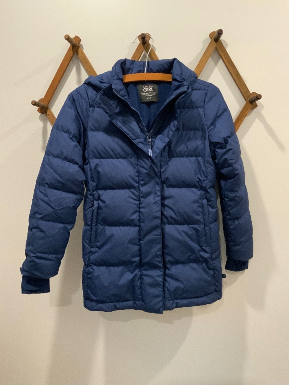 Athleta Girl Snow Day Down Jacket w/ Hoodie Size 8/10
